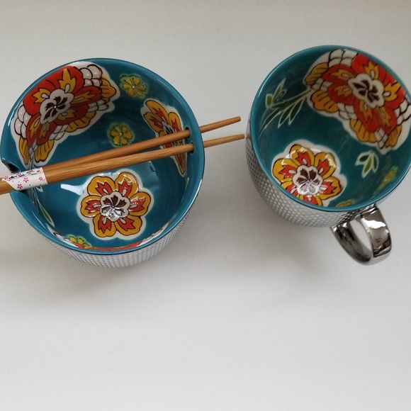 🎁Great Gift Idea🎁 Chinese Bowl Set w/Chopsticks - Picture 2 of 4